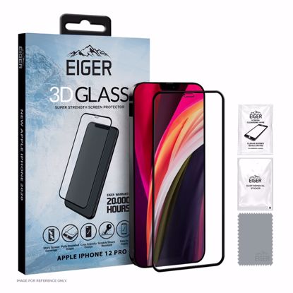 Picture of Eiger Eiger GLASS 3D Full Screen Protector for Apple iPhone 12/12 Pro