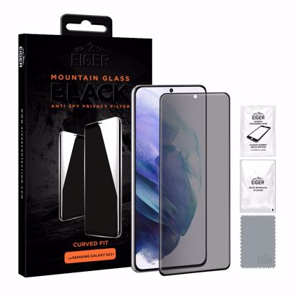 Picture of Eiger Eiger Mountain BLACK Curved Anti Spy Privacy Glass Screen Protector for Samsung Galaxy S21+