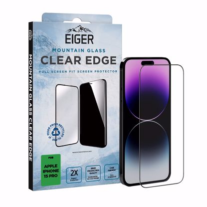 Picture of Eiger Eiger Mountain Glass CLEAR EDGE for Apple iPhone 15 Pro in Clear