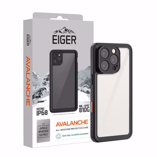 Picture of Eiger Eiger Avalanche Case for iPhone 16 Pro in Black