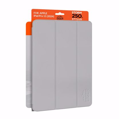 Picture of Eiger Eiger Storm 250m Stylus Case for iPad Pro 11 (2024) Retail Sleeve in Light Grey