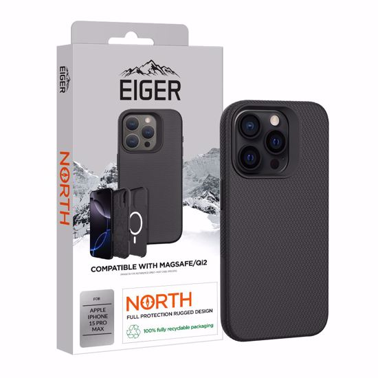 Picture of Eiger Eiger North Magsafe Case iPhone 15 Pro Max Black